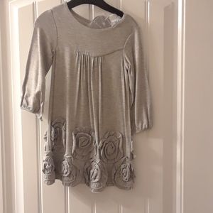 NWT Charabia Girls Grey Dress